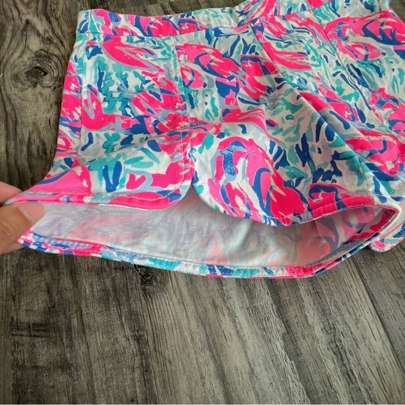 Lilly Pulitzer Hazelle Stretch Shorts Beyond The Sea (29185) 4 - Picture 2 of 13